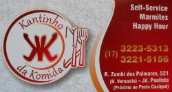 Kantinho da Komida - Área 17 - Seu guia de empresas em São José do Rio Preto e região.