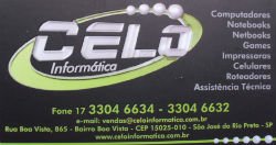 Celo Informática - Área 17 - Seu guia de empresas em São José do Rio Preto e região.
