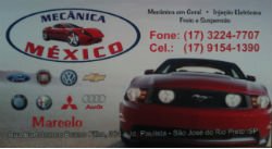Mecânica México - Área 17 - Seu guia de empresas em São José do Rio Preto e região.