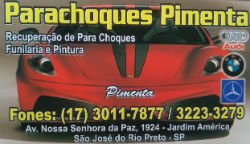 Parachoques Pimenta - Área 17 - Seu guia de empresas em São José do Rio Preto e região.