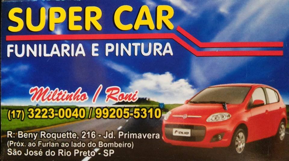Super Car Funilaria e Pintura - Área 17 - Seu guia de empresas em São José do Rio Preto e região.