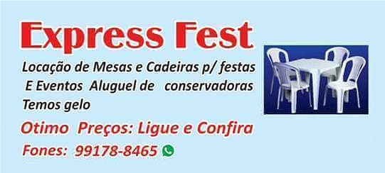 Express Fest - Alugueis para Festas em Franca-SP - Área 17 - Seu guia de empresas em São José do Rio Preto e região.