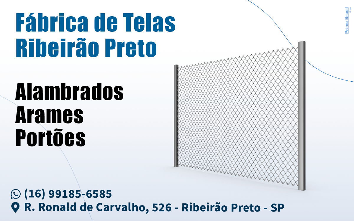 Fabrica de Telas Ribeirão Preto São Carlos - Área 17 - Seu guia de empresas em São José do Rio Preto e região.