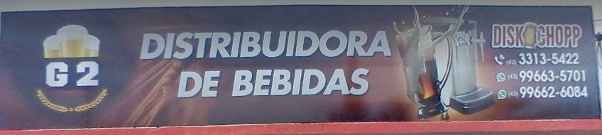 G 2 Distribuidora de Bebidas - Chopp, Cerveja Rolândia  - Área 17 - Seu guia de empresas em São José do Rio Preto e região.
