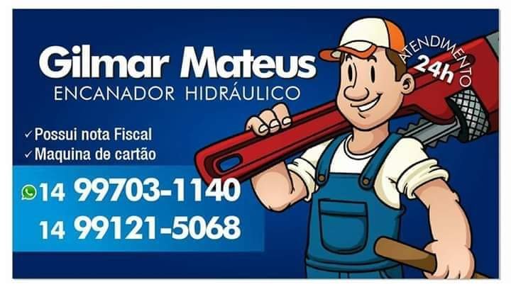 Gilmar Mateus Encanador Hidráulico Assis - Área 17 - Seu guia de empresas em São José do Rio Preto e região.