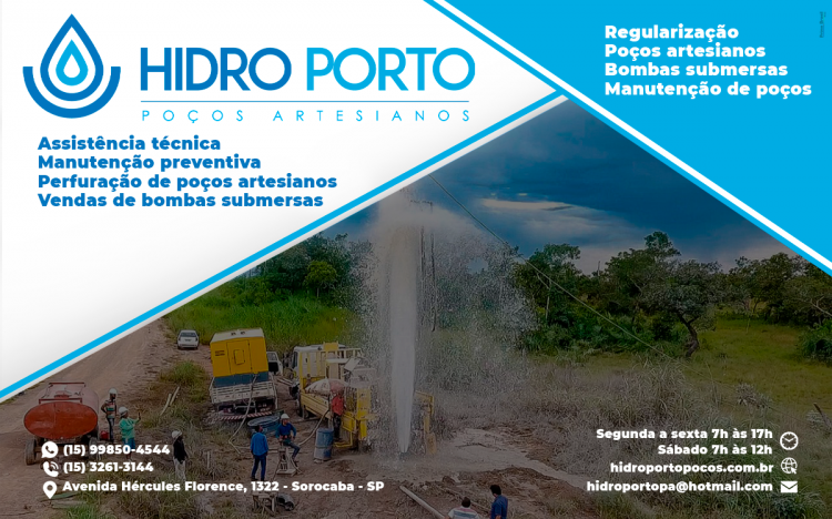 Hidro Porto Poços Artesianos Várzea Paulista - Área 17 - Seu guia de empresas em São José do Rio Preto e região.