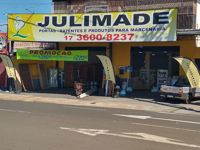 Julimade Portas e Batentes Loja2 - Loja de Portas e Batentes em Mirassol-SP - Área 17 - Seu guia de empresas em São José do Rio Preto e região.
