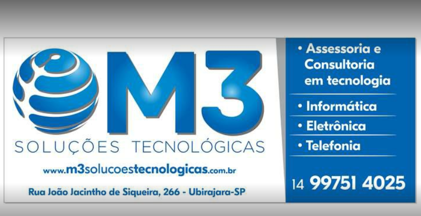 M3 SOLUÇÕES TECNOLÓGICAS Ubirajara  - Área 17 - Seu guia de empresas em São José do Rio Preto e região.