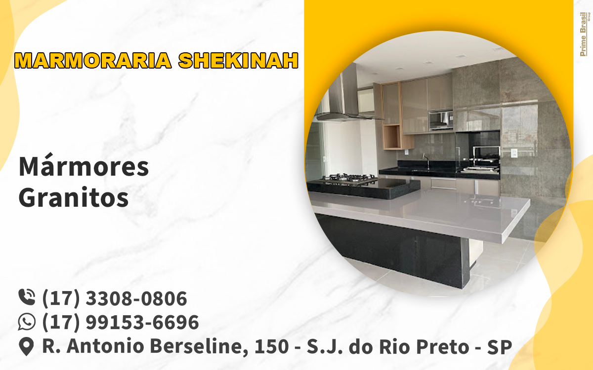 Marmoraria Shekinah São José do Rio Preto - Área 17 - Seu guia de empresas em São José do Rio Preto e região.