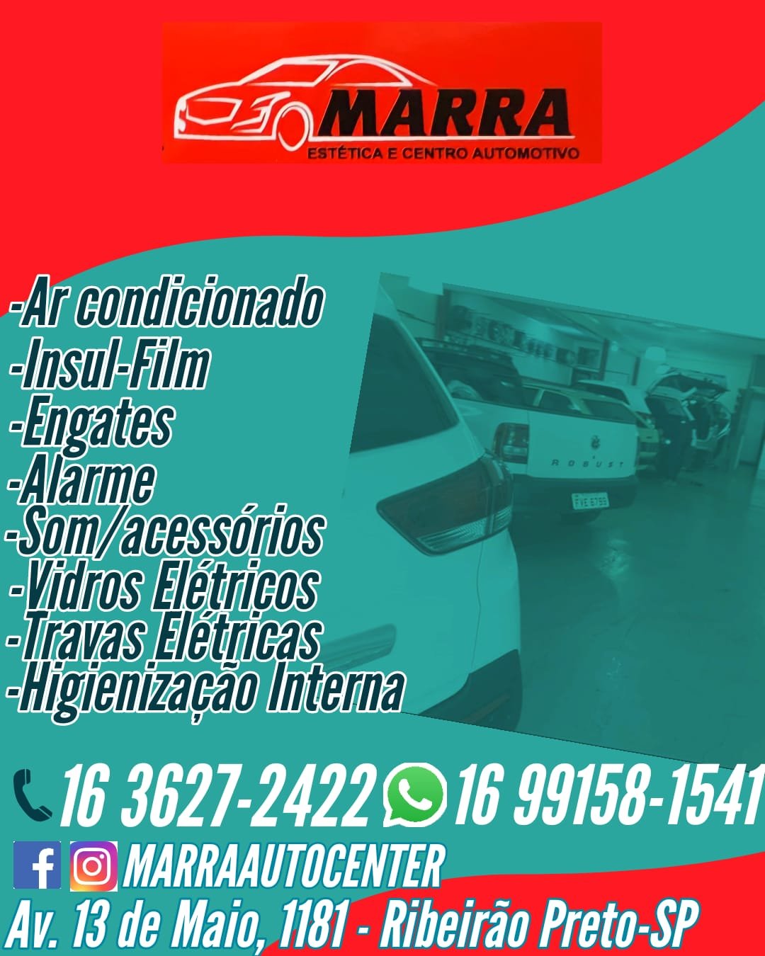 Marra Estética e Centro Automotivo Ribeirão Preto - Área 17 - Seu guia de empresas em São José do Rio Preto e região.