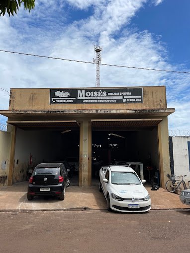 Moisés - Funilaria e Pintura em Jardinopolis-SP - Área 17 - Seu guia de empresas em São José do Rio Preto e região.