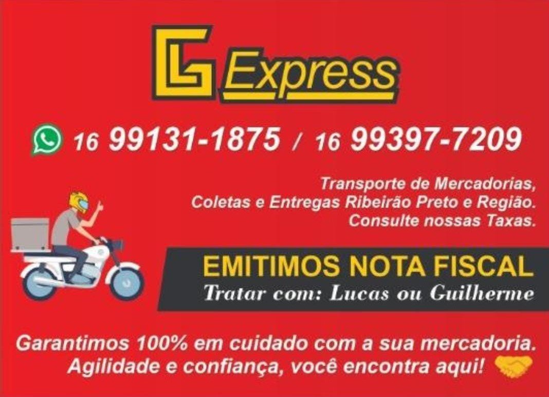Moto Boy G.L Express Ribeirão Preto - Área 17 - Seu guia de empresas em São José do Rio Preto e região.