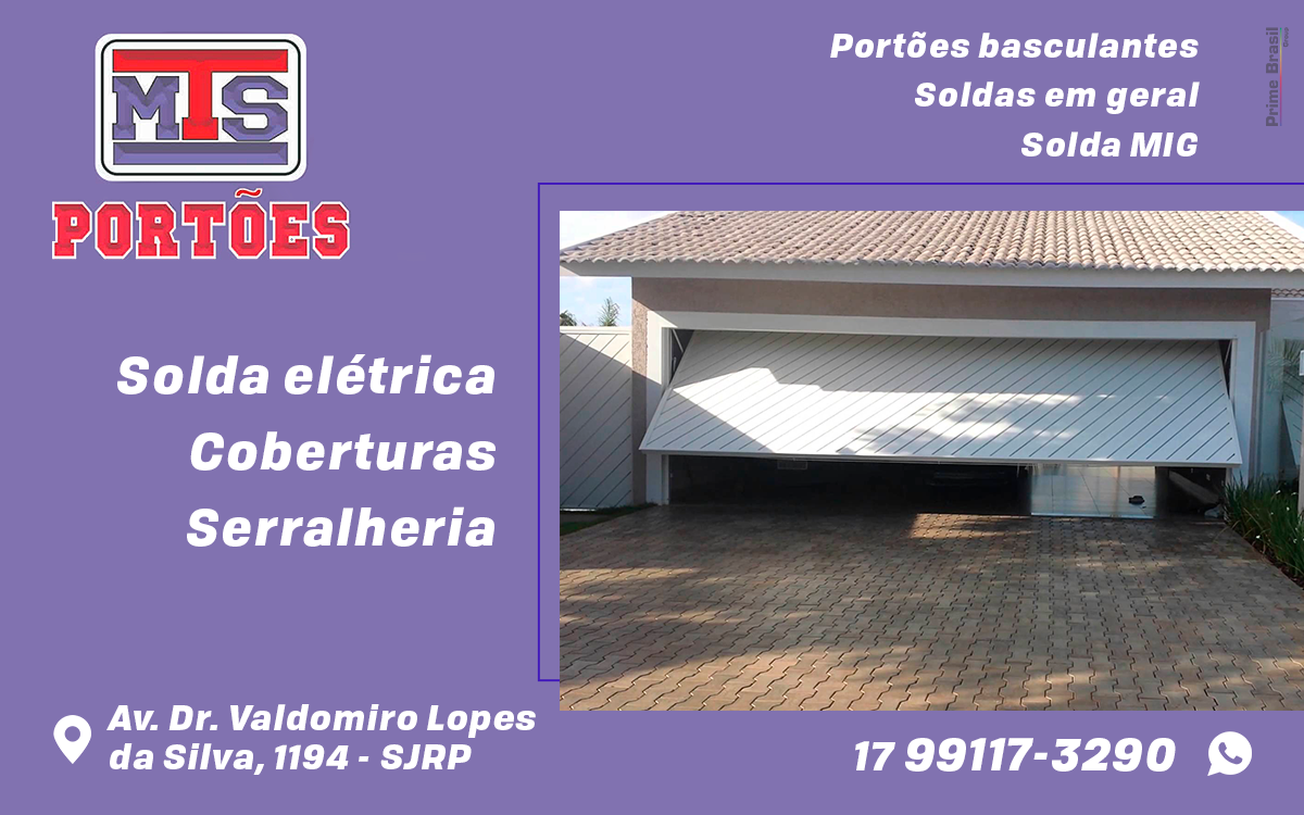 MTS Portões Votuporanga - Área 17 - Seu guia de empresas em São José do Rio Preto e região.