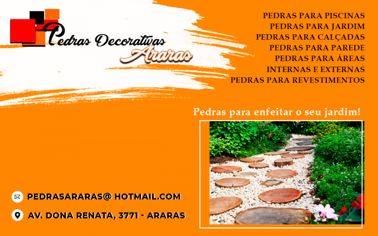 Pedras Decorativas Pirassununga - Área 17 - Seu guia de empresas em São José do Rio Preto e região.
