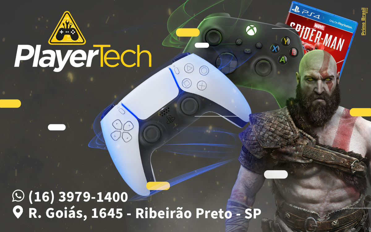 PlayerTech Assistência Técnica Vídeo Games Franca - Área 17 - Seu guia de empresas em São José do Rio Preto e região.