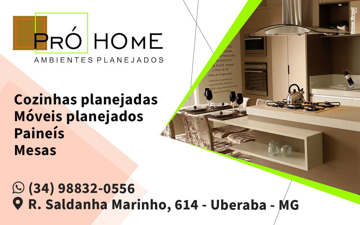 Pró Home Ambientes Planejados Ponte Alta - Área 17 - Seu guia de empresas em São José do Rio Preto e região.