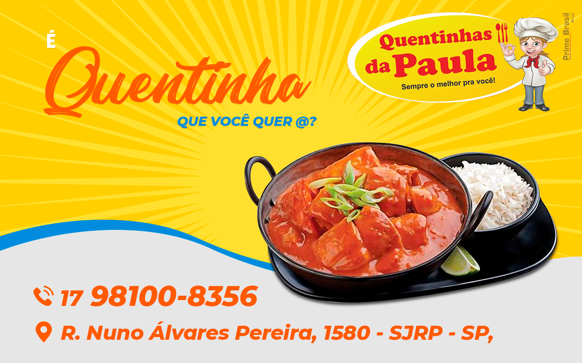 Quentinhas da Paula São José do Rio Preto - Área 17 - Seu guia de empresas em São José do Rio Preto e região.