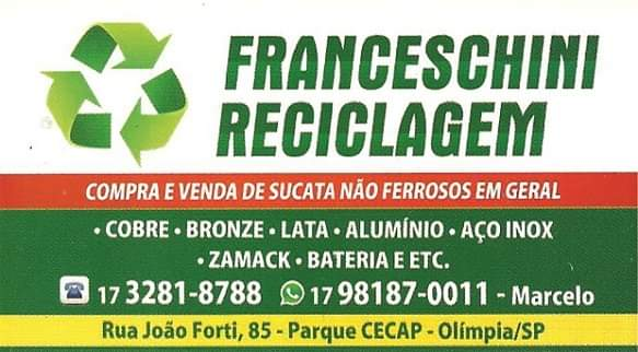MF Reciclagens - Centro de Reciclagem em Olímpia-SP - Área 17 - Seu guia de empresas em São José do Rio Preto e região.
