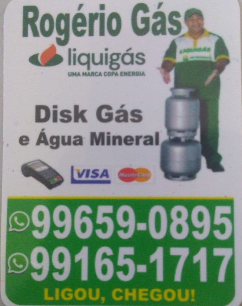 Rogério Gás - Gás e Água Mineral em São José do Rio Preto-SP - Área 17 - Seu guia de empresas em São José do Rio Preto e região.