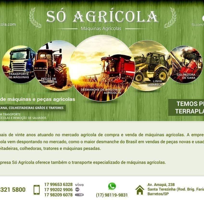 Só Agrícola - Fabricantes  de Equipamentos Agrícolas em Barretos-SP - Área 17 - Seu guia de empresas em São José do Rio Preto e região.