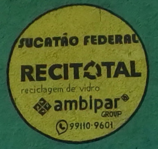 Sucatão Federal Recitotal Reciclagem de Vidros - Sucata de Cacos de Vidro, Garrafa de Vidro e Vidros Lâminados em Tanabi-SP - Área 17 - Seu guia de empresas em São José do Rio Preto e região.