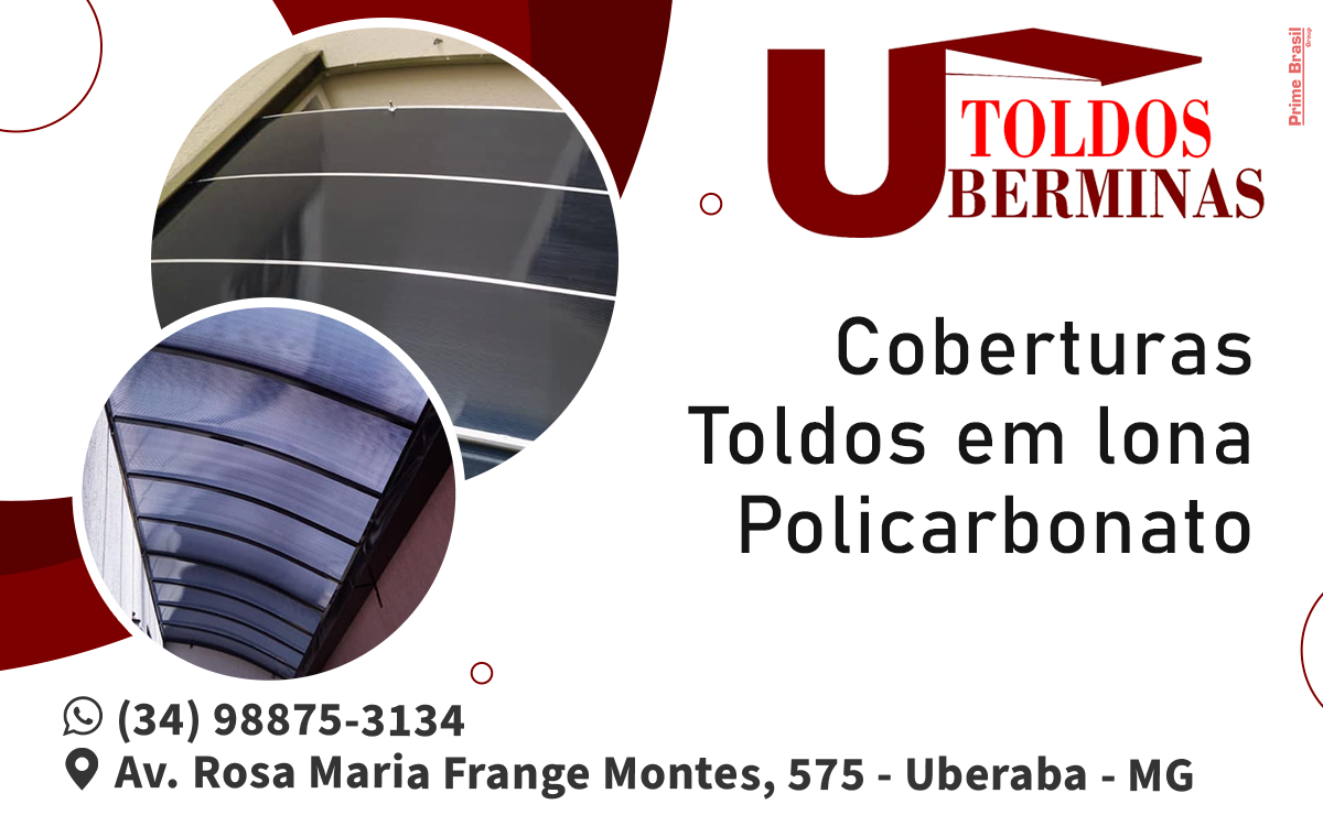 Toldos Uberminas Uberaba - Área 17 - Seu guia de empresas em São José do Rio Preto e região.
